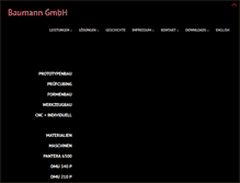 Tablet Screenshot of baumann-gmbh.info